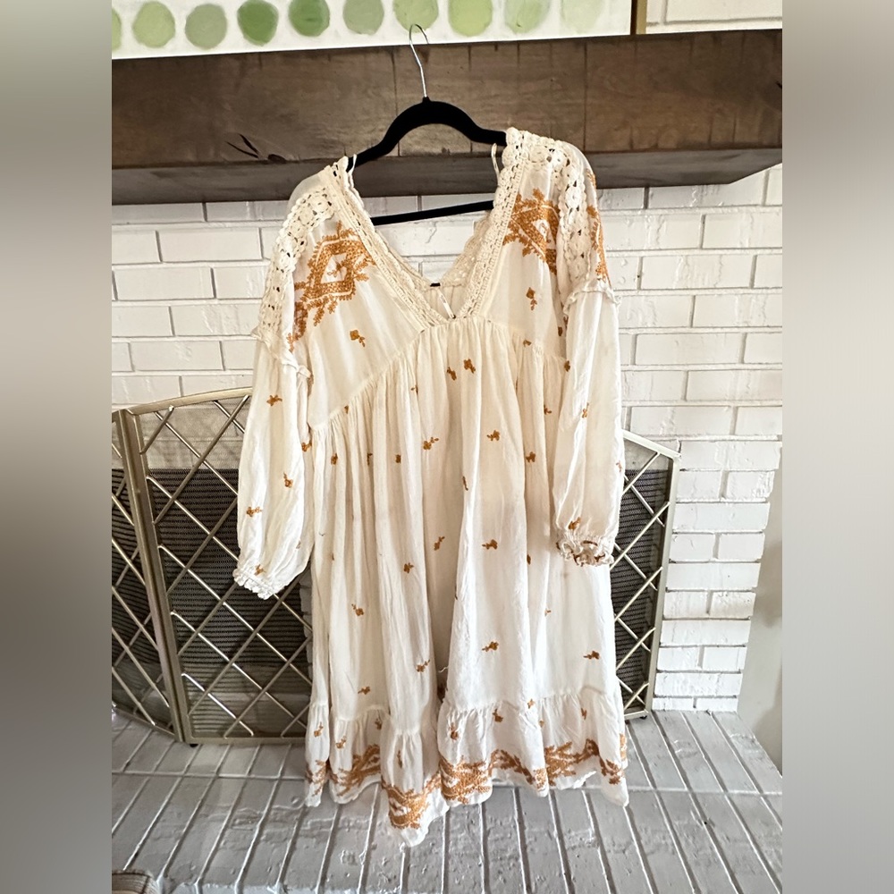 Free people creme dress